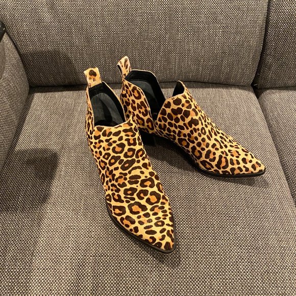 dolce vita animal print booties